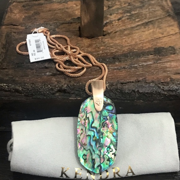 NWT Kendra Scott RSG Inez Necklace in Abalone! - Picture 6 of 11